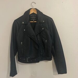 Fuax leather jacket